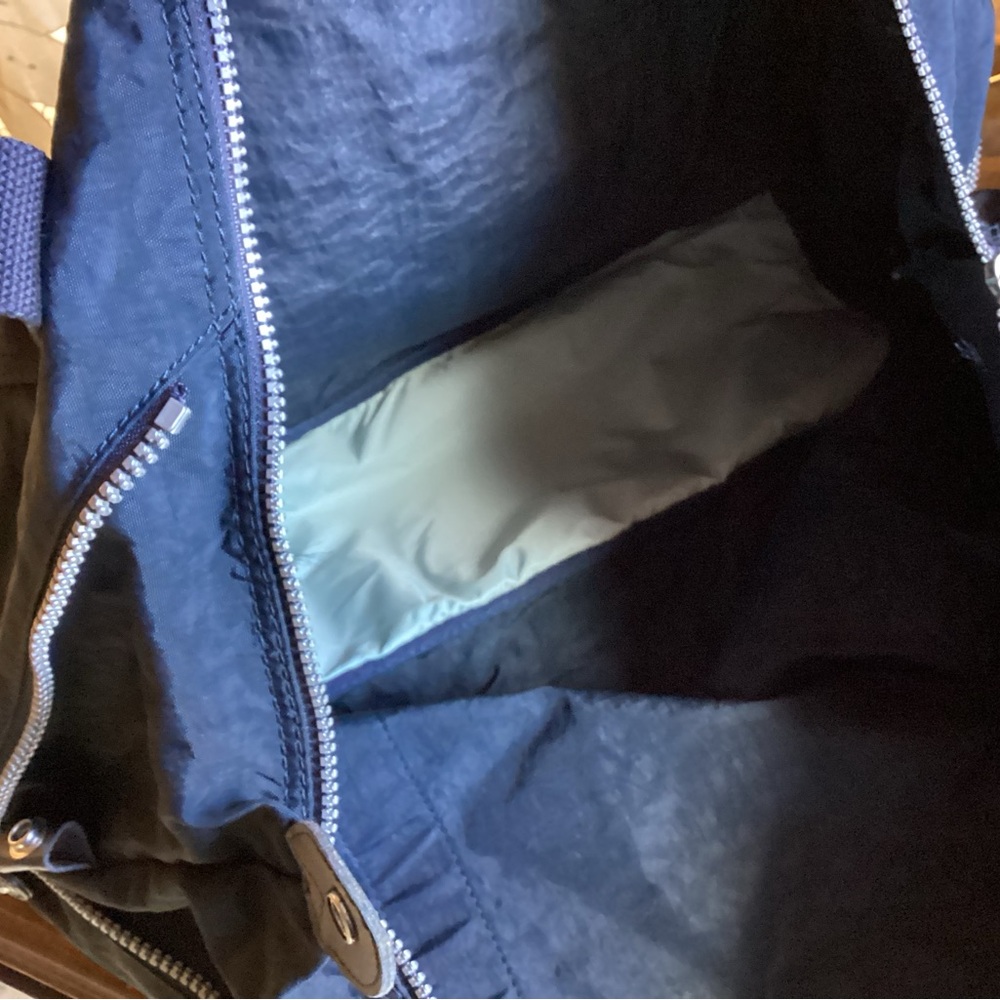Kipling Blue Art Tote Expandable Bag - Picture 9 of 14